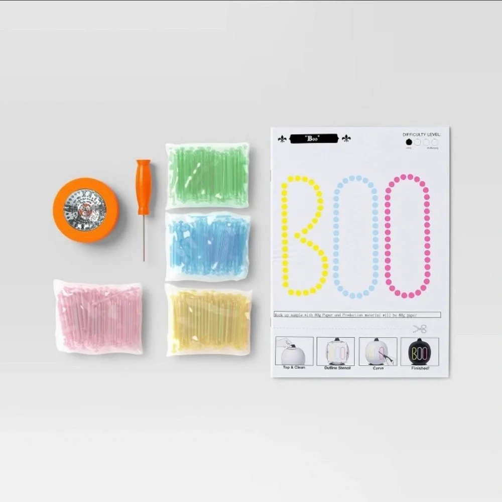 Hyde‎ and EEK Halloween Light Up Peg Decorative Kit 410 pc